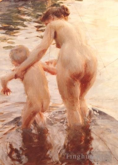 Anders Leonard Zorn Peinture à l'huile - Une première
