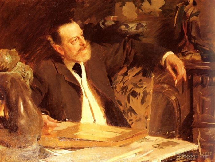 Anders Leonard Zorn Peinture à l'huile - Antonin Proust