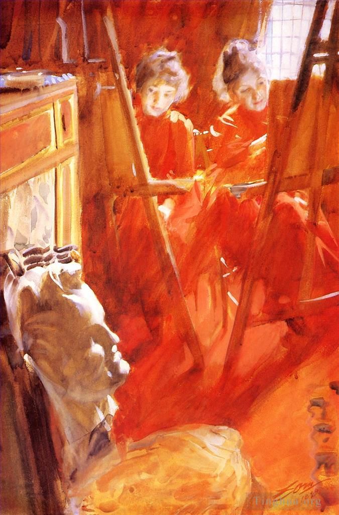 Anders Leonard Zorn Types de peintures - Les Demoiselles Schwartz