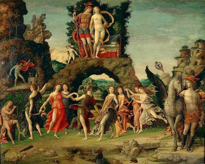 Andrea Mantegna Peinture à l'huile - Parnasse