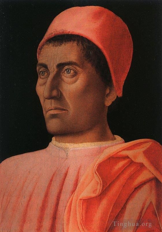 Andrea Mantegna Peinture à l'huile - Portrait du protonaire Charles de Médicis