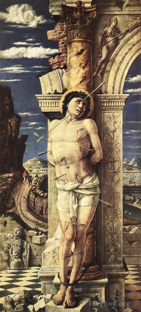 Andrea Mantegna Peinture à l'huile - Saint Sébastien1