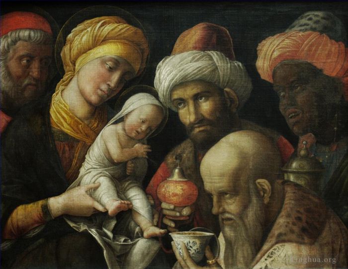 Andrea Mantegna Peinture à l'huile - L'Adoration des Mages