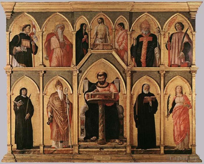 Andrea Mantegna Types de peintures - Retable de San Luca