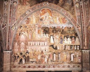 Andrea da Firenze œuvres - L'Église militante et triomphante 1365