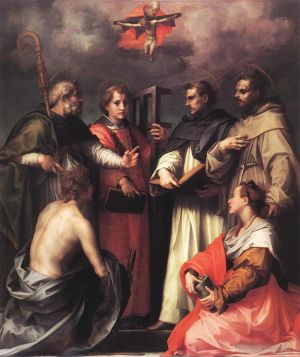 Andrea del Sarto œuvres - Dispute sur la Trinité