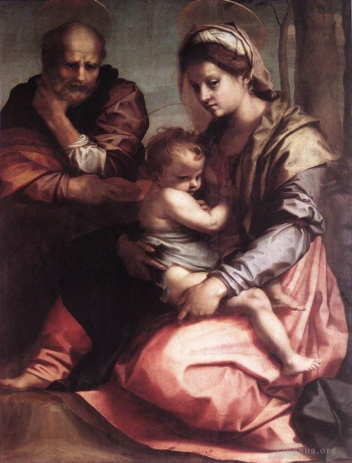 Andrea del Sarto Peinture à l'huile - Sainte Famille Barberini WGA