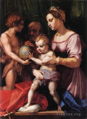 Andrea del Sarto œuvres - Sainte Famille Borgherini