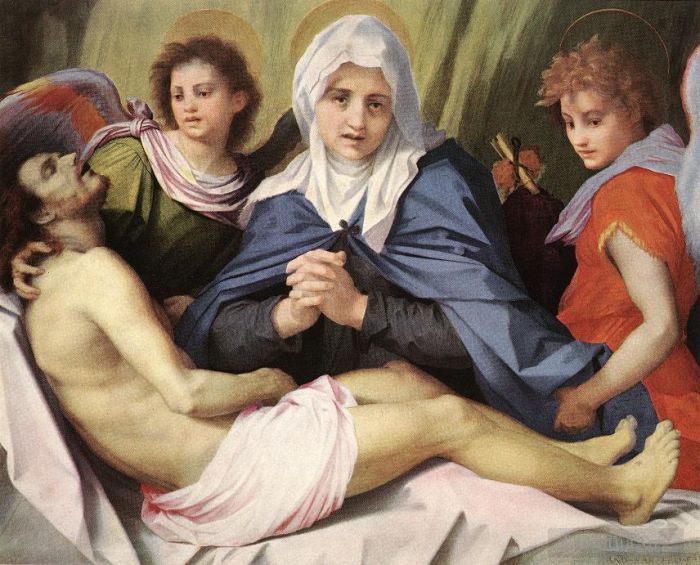 Andrea del Sarto Peinture à l'huile - Lamentation du Christ