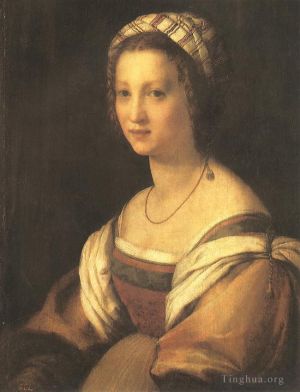 Andrea del Sarto œuvres - Portrait de l'épouse de l'artiste