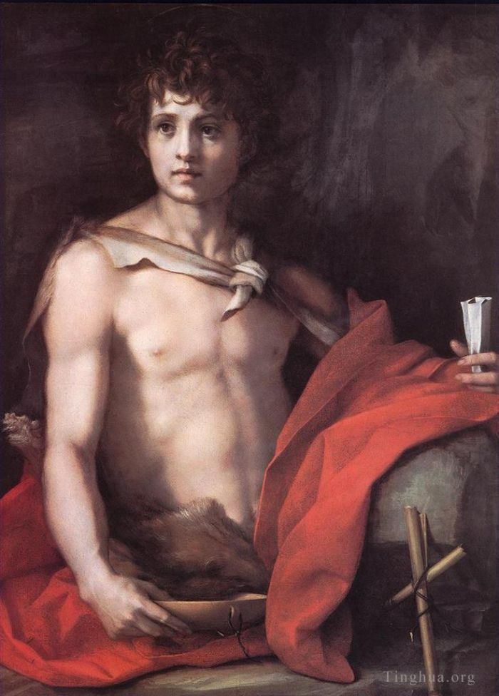 Andrea del Sarto Peinture à l'huile - Saint Jean-Baptiste