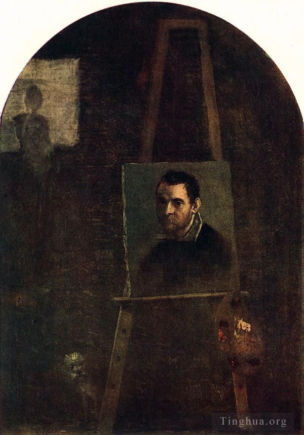 Annibale Carracci Peinture à l'huile - Autoportrait