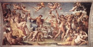 Annibale Carracci œuvres - Triomphe de Bacchus et Ariane