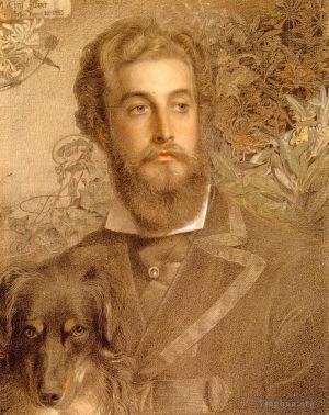 Frederick Sandys œuvres - Portrait de Cyril Flower Lord Battersea