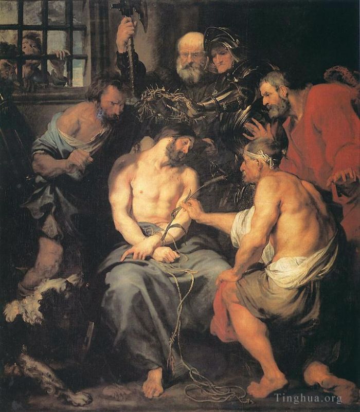 Sir Anthony van Dyck Peinture à l'huile - Couronnement d'épines