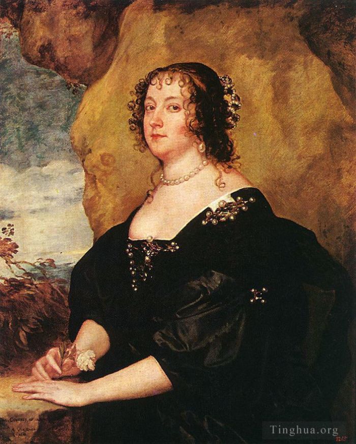 Sir Anthony van Dyck Peinture à l'huile - Diana Cecil, comtesse d'Oxford