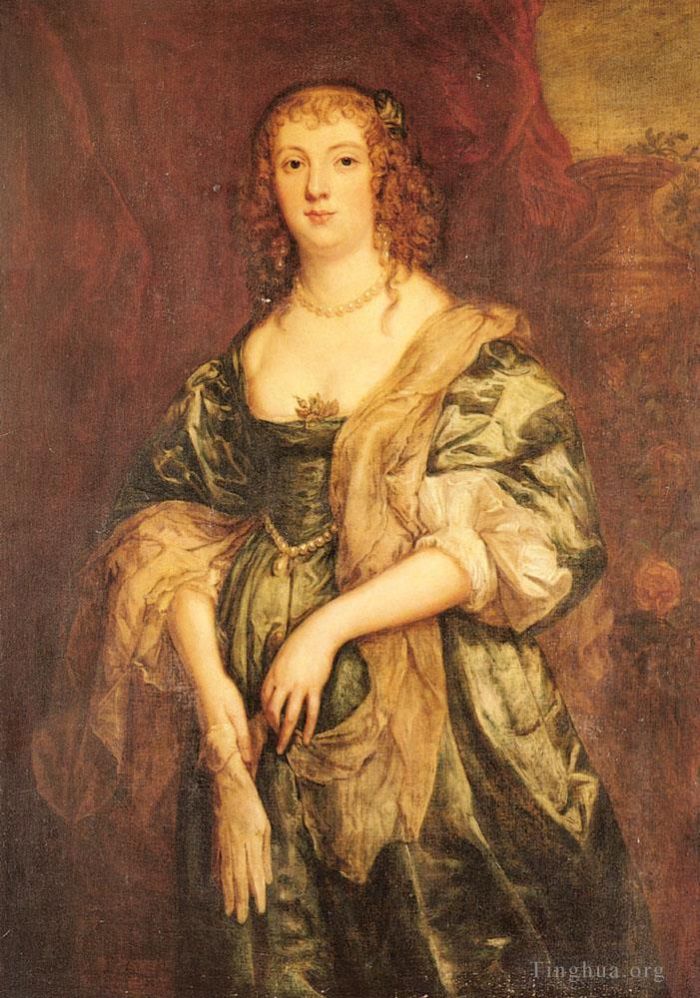 Sir Anthony van Dyck Peinture à l'huile - Portrait d'Anne Carr Comtesse de Bedford