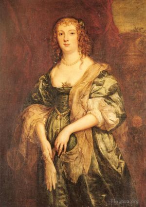 Sir Anthony van Dyck œuvres - Portrait d'Anne Carr Comtesse de Bedford