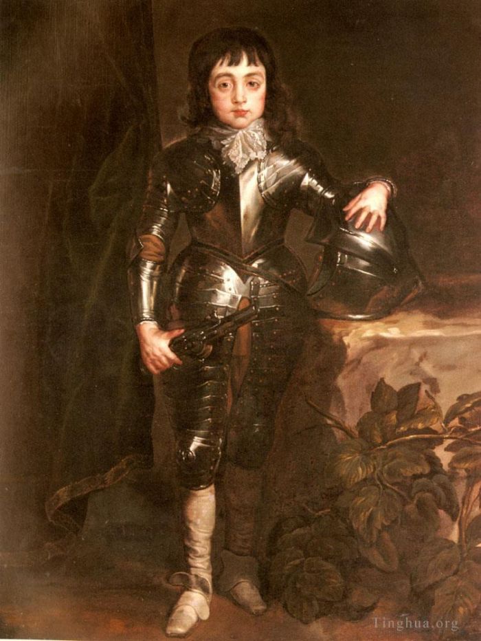 Sir Anthony van Dyck Peinture à l'huile - Portrait de Charles II quand prince de Galles
