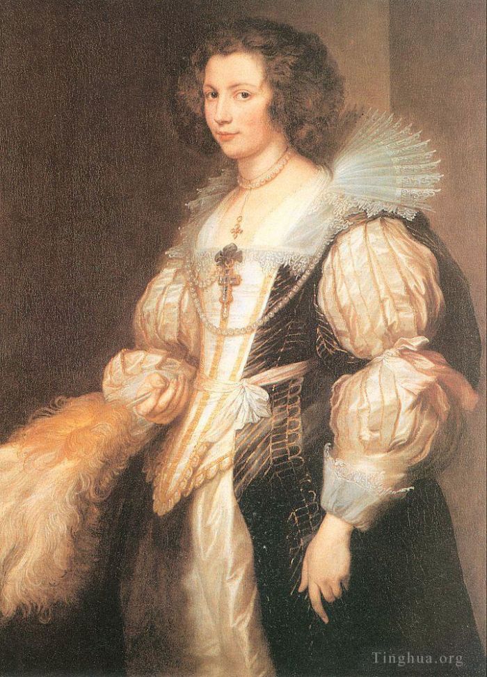 Sir Anthony van Dyck Peinture à l'huile - Portrait de Maria Lugia de Tassis