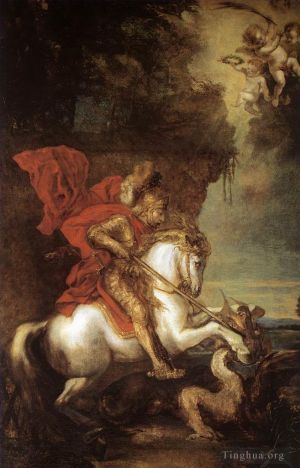 Sir Anthony van Dyck œuvres - Saint Georges et le Dragon