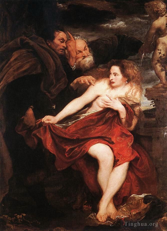 Sir Anthony van Dyck Peinture à l'huile - Susanna et les aînés