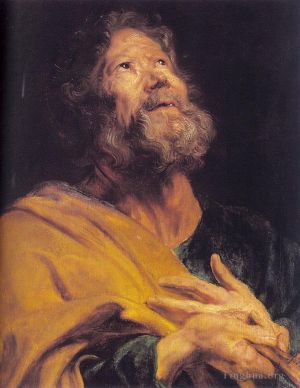 Sir Anthony van Dyck œuvres - L'apôtre pénitent Pierre