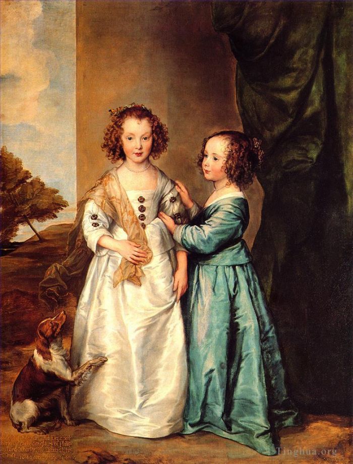 Sir Anthony van Dyck Peinture à l'huile - Sœurs Wharton