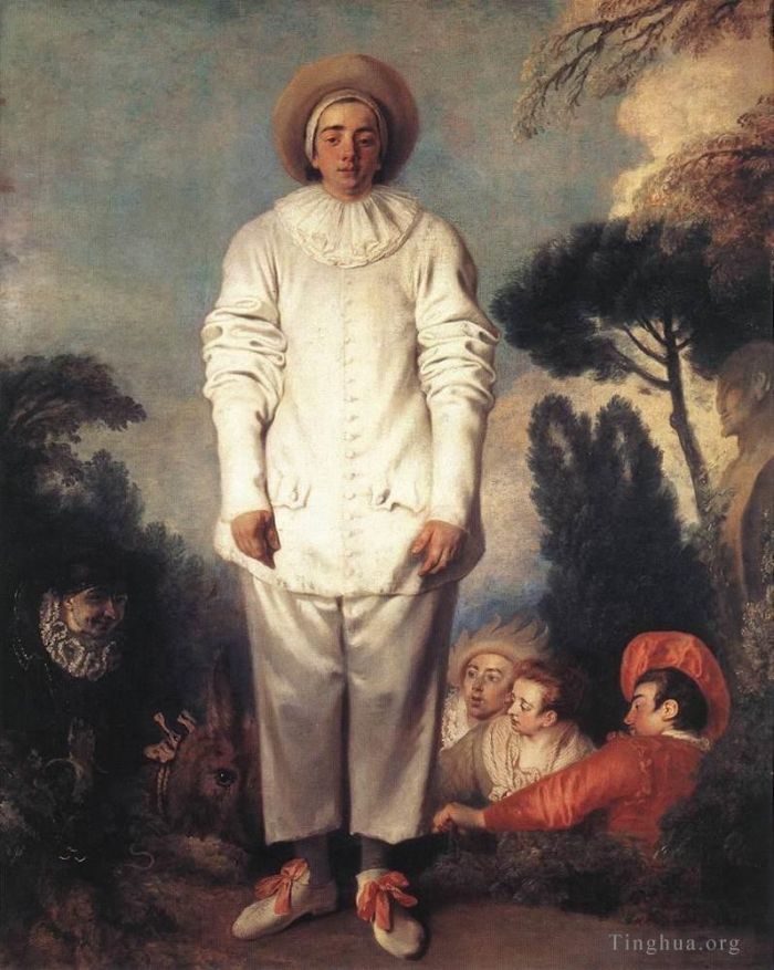 Jean-Antoine Watteau Peinture à l'huile - Gilles