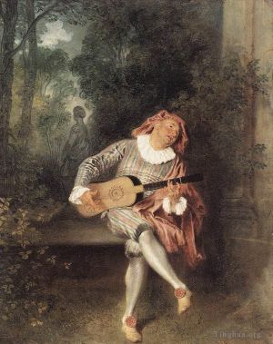 Jean-Antoine Watteau œuvres - Mezzetin
