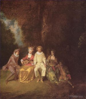 Jean-Antoine Watteau œuvres - Contenu Pierrot