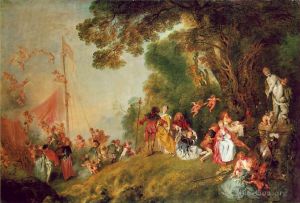 Jean-Antoine Watteau œuvres - Pèlerinage à Cythère