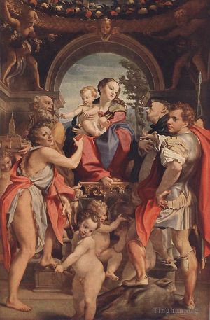 Antonio Allegri da Correggio œuvres - Madone avec saint Georges
