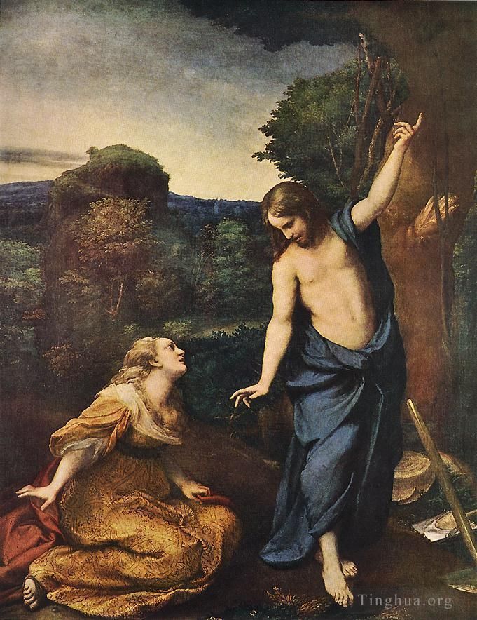 Antonio Allegri da Correggio Peinture à l'huile - Noli Me Tangere