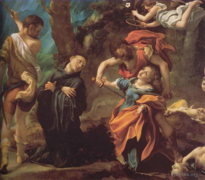 Antonio Allegri da Correggio Peinture à l'huile - Le martyre des quatre saints