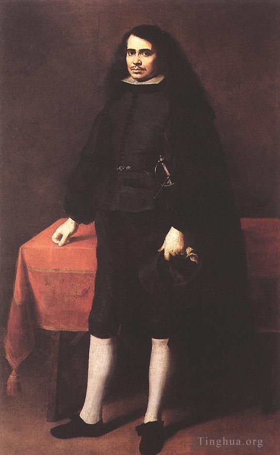 Bartolomé Esteban Murillo Peinture à l'huile - Portrait d'un gentleman au col à volants