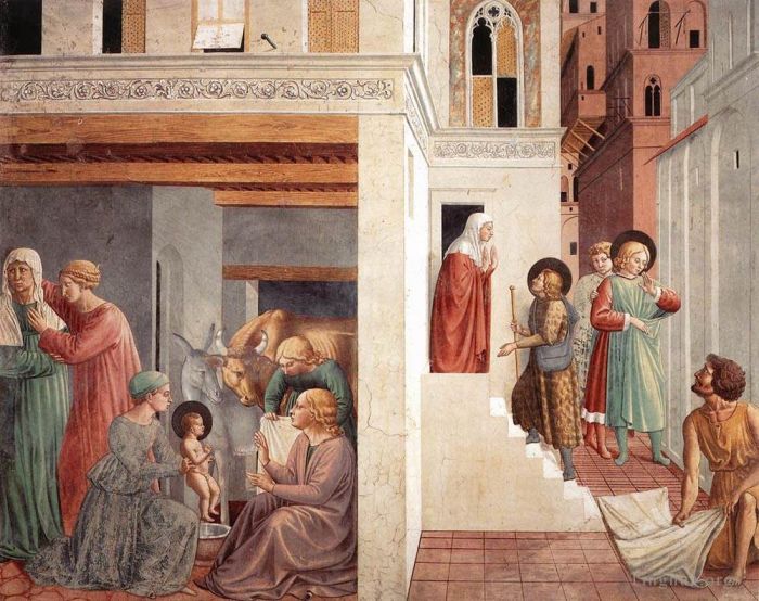 Benozzo Gozzoli Types de peintures - Scènes de la vie de saint François Scène 1 mur nord