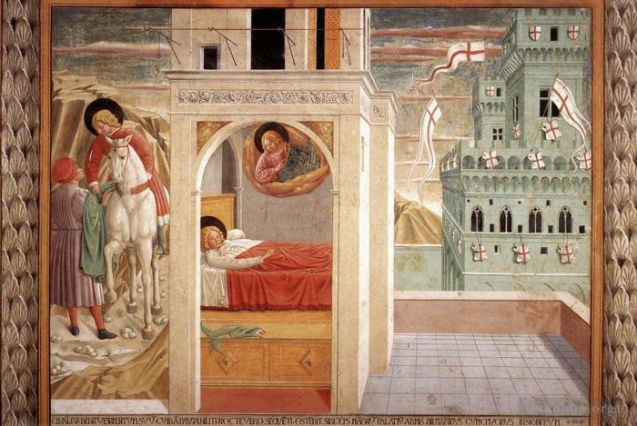 Benozzo Gozzoli Types de peintures - Scènes de la vie de saint François Scène 2mur nord