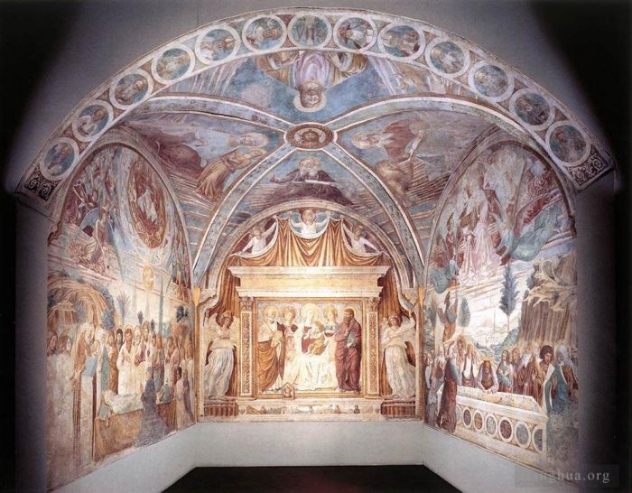 Benozzo Gozzoli Types de peintures - Sanctuaire de la Madonna della Tosse