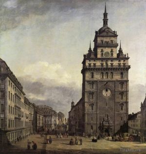 Bernardo Bellotto œuvres - La Kreuzkirche à Dresde