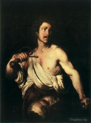 Bernardo Strozzi œuvres - David avec la tête de Goliath