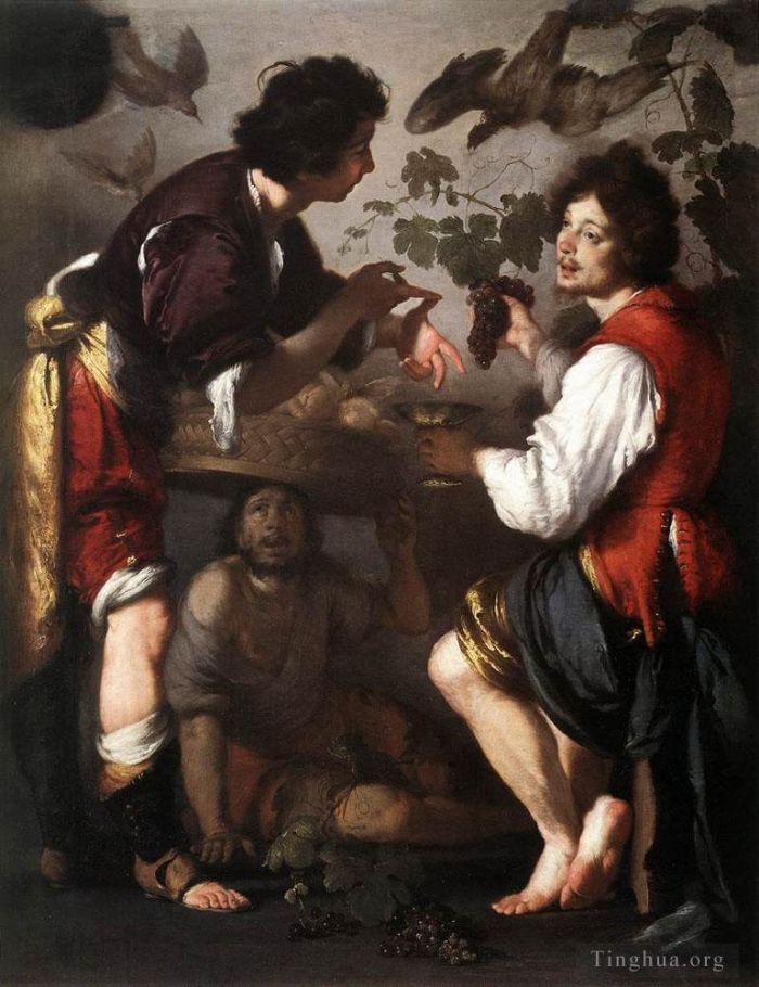 Bernardo Strozzi Peinture à l'huile - Joseph racontant ses rêves