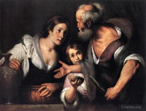Bernardo Strozzi œuvres - Le prophète Élie et la veuve de Sarepta