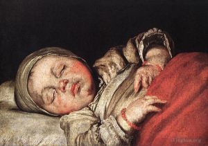 Bernardo Strozzi œuvres - Enfant endormi