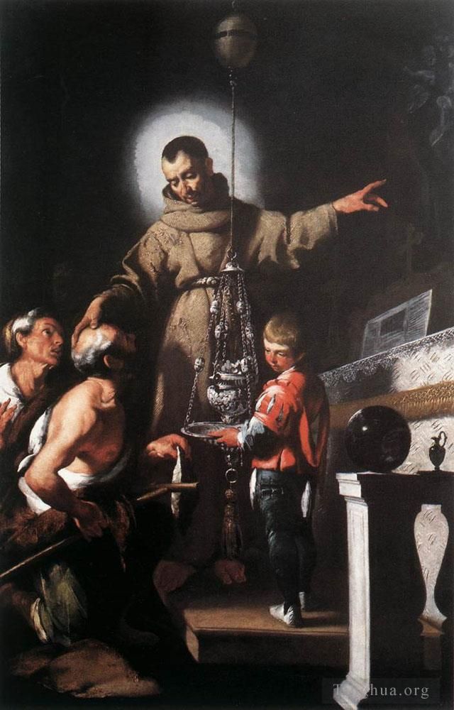 Bernardo Strozzi Peinture à l'huile - Le miracle de saint Diego d'Alcantara
