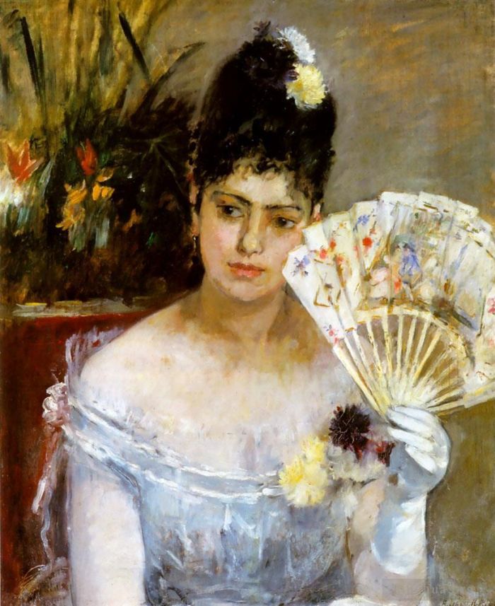 Berthe Morisot Peinture à l'huile - Au bal
