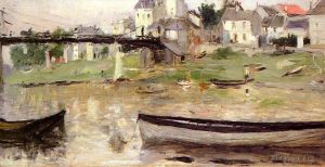 Berthe Morisot œuvres - Bateaux sur la Seine