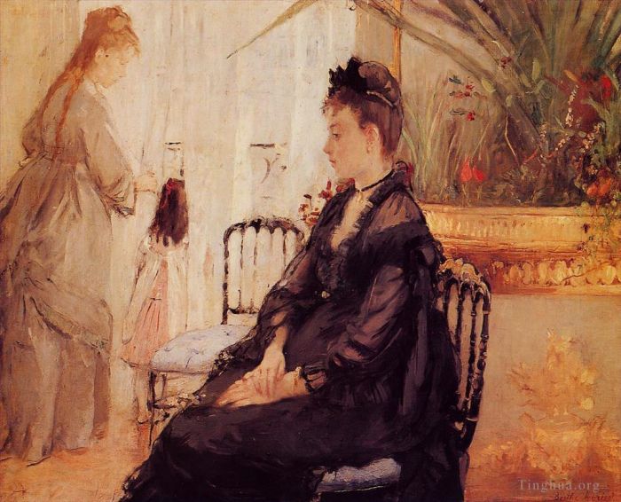 Berthe Morisot Peinture à l'huile - Intérieur