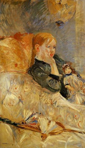 Berthe Morisot œuvres - Petite fille avec une poupée