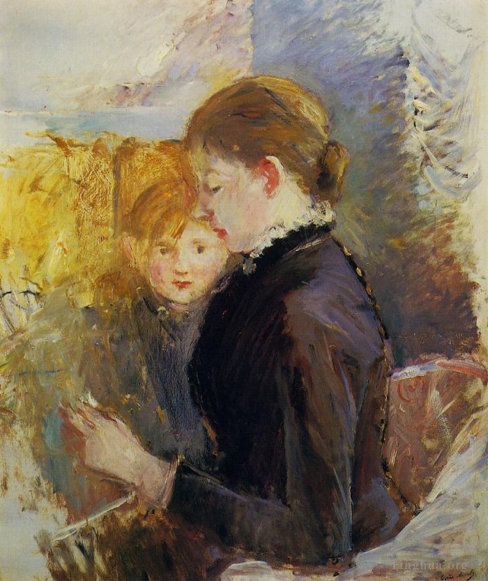 Berthe Morisot Peinture à l'huile - Mlle Reynolds